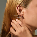 925 Sterling Silver Fireworks Cut Garnet Red Zircon Stud Earrings 40200755