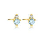 925 Sterling Silver Birthstone 3mm Stud Earrings 40200763