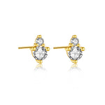 925 Sterling Silver Birthstone 3mm Stud Earrings 40200763