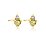 925 Sterling Silver Birthstone 3mm Stud Earrings 40200763