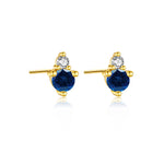 925 Sterling Silver Birthstone 3mm Stud Earrings 40200763