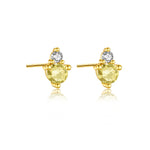 925 Sterling Silver Birthstone 3mm Stud Earrings 40200763