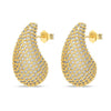 14K Yellow Gold Plated-23mm
