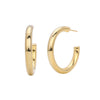 18K Yellow Gold Plated-30mm