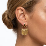 925 Sterling Silver Minimalist Chain Fringe Earrings 40400143