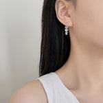 925 Sterling Silver Disc Fringe Dangle Earrings 40400152