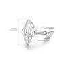 925 Sterling Silver-6mm(left)