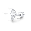 925 Sterling Silver-8mm(left)