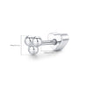 925 Sterling Silver-8mm