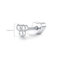 925 Sterling Silver-8mm