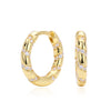 18K Yellow Gold Plated-White