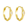 18K Yellow Gold Plated-18mm