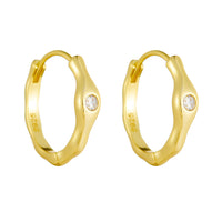 18K Yellow Gold Plated-18mm
