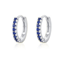 925 Sterling Silver-Sapphire Blue