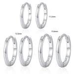 925 Sterling Silver Polished Classic Huggie Hoop Earrings 60200352