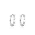 925 Sterling Silver Polished Classic Huggie Hoop Earrings 60200352