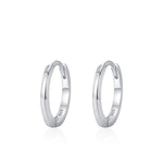 925 Sterling Silver Polished Classic Huggie Hoop Earrings 60200352