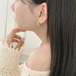 925 Sterling Silver CZ Bubble Hoop Earrings 60200362