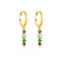18K Yellow Gold Plated-Colorful