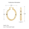 18K Yellow Gold Plated-40mm
