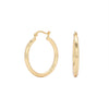 18K Yellow Gold Plated-30mm