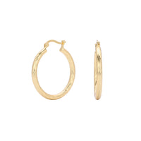 18K Yellow Gold Plated-30mm