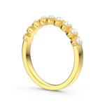 925 Sterling Silver Vintage Style Pearl Band Ring 70100591
