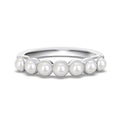 925 Sterling Silver Vintage Style Pearl Band Ring 70100591