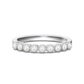 925 Sterling Silver Milgrain Pearl Band Ring 70100592
