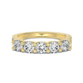 925 Sterling Silver Five Stone CZ Anniversary Band 70100598
