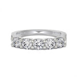 925 Sterling Silver Five Stone CZ Anniversary Band 70100598