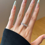 925 Sterling Silver Five Stone CZ Anniversary Band 70100598