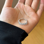 925 Sterling Silver Five Stone CZ Anniversary Band 70100598