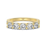 925 Sterling Silver Five Stone CZ Anniversary Band 70100598