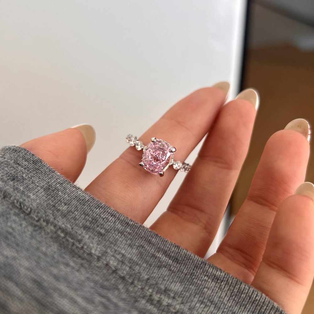 925 Sterling Silver Crushed Ice Cushion Cut CZ Pave Ring 70200381