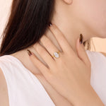925 Sterling Silver Oval Cut CZ Bezel Set Solitaire Ring 70200386