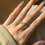 925 Sterling Silver Marquise Cut CZ Solitaire Ring 70200394
