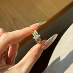 925 Sterling Silver Marquise Cut CZ Solitaire Ring 70200394
