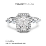 925 Sterling Silver Crushed Ice CZ Marquise Halo Ring 70200396