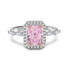 925 Sterling Silver-Pink