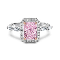 925 Sterling Silver-Pink