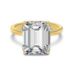 925 Sterling Silver 3ct Emerald Cut CZ Solitaire Ring 70200398