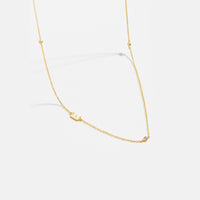 18K Yellow Gold Plated-E