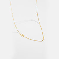 18K Yellow Gold Plated-H