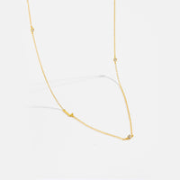 18K Yellow Gold Plated-L