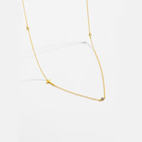18K Yellow Gold Plated-T