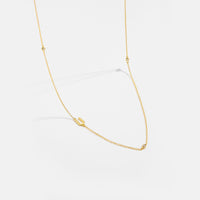 18K Yellow Gold Plated-U