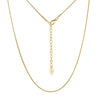 14K Yellow Gold Plated-35cm+5cm