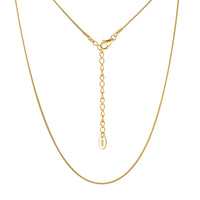 14K Yellow Gold Plated-35cm+5cm