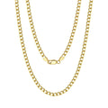 Wholesale 925 Sterling Silver 3mm Curb Link Chain Hip Hop Necklace 80100113